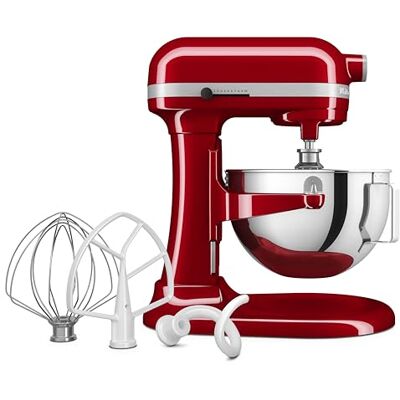 KitchenAid HEAVY DUTY 5KSM55SXXEER Planetaria met hefschaal, 5,2 liter, Imperial Red KitchenAid HEAVY DUTY 5KSM55SXXEER Planetaria met hefschaal, 5,2 liter, Imperial Red