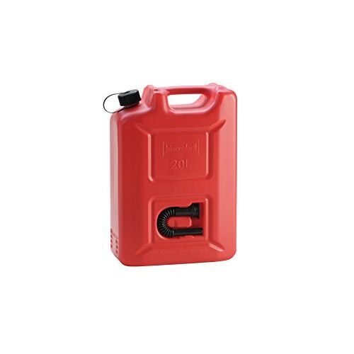 hünersdorff 802060 Brandstofjerrycan PROFI 20 l voor benzine, diesel en andere gevaarlijke goederen, VN-goedkeuring, made in Germany, TÜV-geteste productie, rood