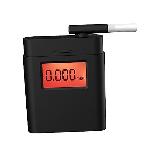 Healeved Mini-alcoholtester Alcoholtester Draagbare Alcoholtester Ademalcoholtester Mini Alcoholtester Dropshipping Zwarte Draagbare Blaastest Alcoholtester