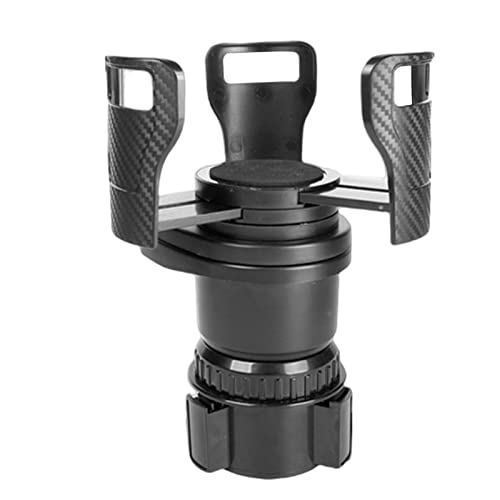 shenrongtong Bekerhouder Expander voor Auto,2 in 1 Auto Bekerhouder Expander Dual Car Cup Holder Expander Adapter met 360 graden verstelbare roterende basis