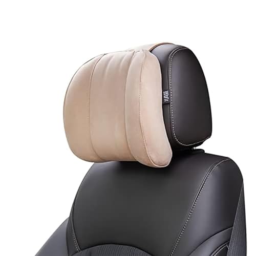 BAUFAS 2 stks Auto Hoofdsteun Kussens, Voor BMW 1 series 2 series 3 series 4 series 5 series 6 series 6 series GT 7 series Auto Nekkussens voor Rijden, Ademend Memory Foam Kussen, Comfortabel Rijden