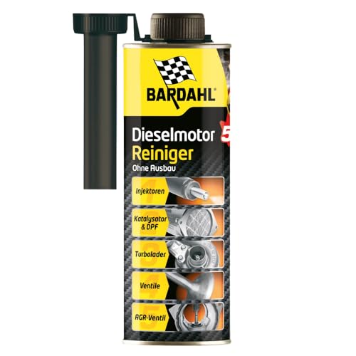 Bardahl Diesel Motorreiniger 5-in-1, systeemreiniger voor dieselmotoren, reinigingsventielen, AGR dieseldeeltjesfilter, DPF-injectoren, 500 ml (1)