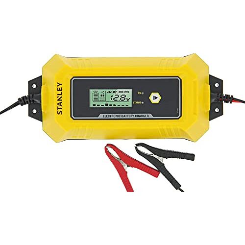 Stanley 201871 Intelligente acculader, Intelligente microprocessor, 8 A 12 V EU Plug