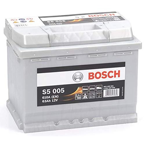 Bosch S5005 auto-accu 63 A/h 610 A loodzuurtechnologie voor voertuigen zonder start-stop-systeem