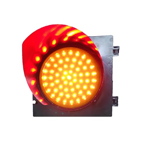 CUNTO Verkeerslichten Borden Lichten, LED-verkeersstoplicht, 200 mm / 300 mm / 400 mm indicatorwaarschuwingslicht, Industrieel laadperronlicht, Auto- en voetgangersverkeersborden Verkeerslicht, 120