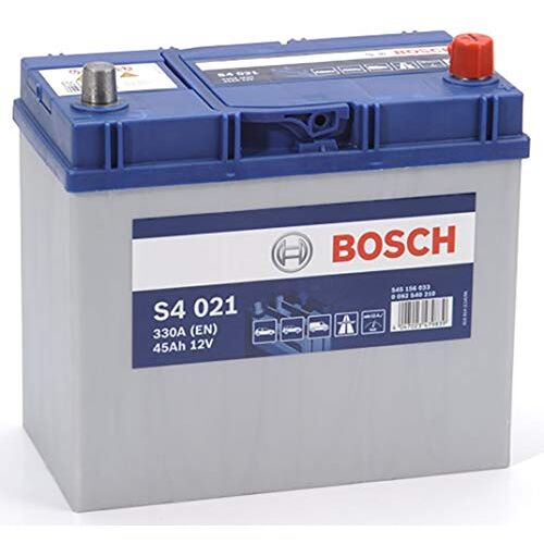 Bosch S4021 Autoaccu, 45 A/h, 330 A, loodzuurtechnologie, voor voertuigen zonder start-stopsysteem