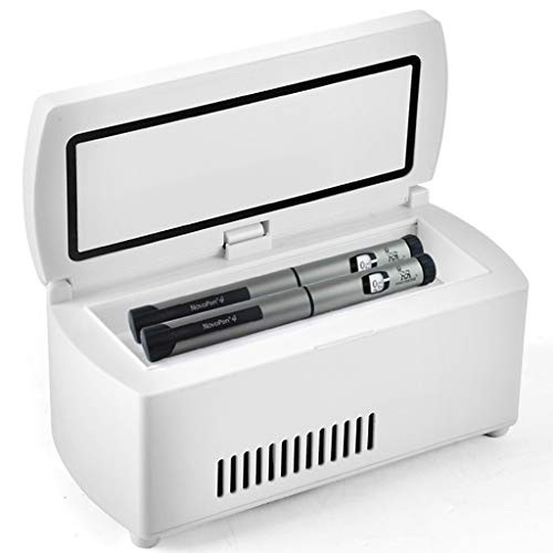 ABBNIA Insuline Koelkast Draagbare Insuline Koeler Gekoelde Box Led Display Koelkast Drug Reefer 2-8 °C voor Reizen Auto koelkast
