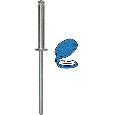 Restagraf 4780 klinknagels, 16 tot 21 mm x 26 mm, blauw Restagraf 4780 klinknagels, 16 tot 21 mm x 26 mm, blauw