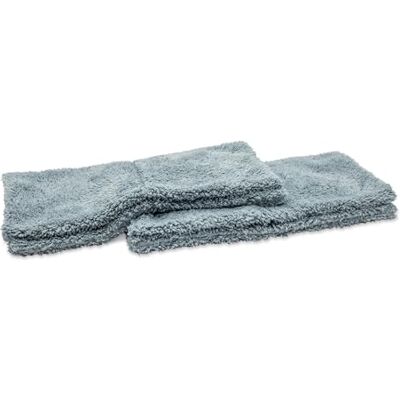 Griot's Garage 10295 Microfiber Pluche Randloze Washandjes (Set van 2), Grijs, Klein Griot's Garage 10295 Microfiber Pluche Randloze Washandjes (Set van 2), Grijs, Klein