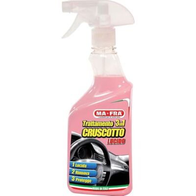 Mafra , 3-in-1 Dashboard Shine Treatment, ideaal voor het vernieuwen, polijsten en beschermen van het dashboard van de auto, met revitaliserende werking, vertraagt het bleken van kunststoffen, 500 ml Mafra , 3-in-1 Dashboard Shine Treatment, ideaal voor het vernieuwen, polijsten en beschermen van het dashboard van de auto, met revitaliserende werking, vertraagt het bleken van kunststoffen, 500 ml