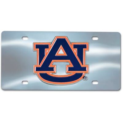 Fanmats NCAA Auburn Tigers Druckguss-Nummernschild, Chrom, 15,2 x 30,5 cm Fanmats NCAA Auburn Tigers Druckguss-Nummernschild, Chrom, 15,2 x 30,5 cm