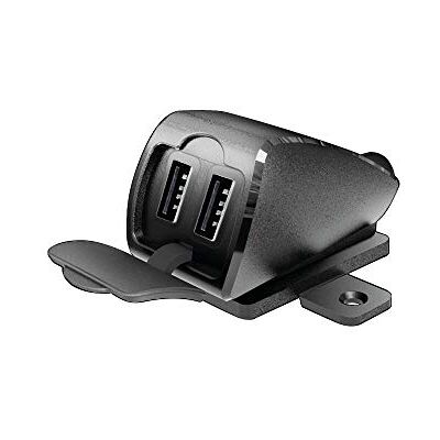 Lampa 38827 Usb-Fix Trek 2, dubbele USB-oplader, waterdicht, bevestiging met schroeven of dubbelzijdig plakband, Ultra Fast Charge 5400 mA 12/24 V Lampa 38827 Usb-Fix Trek 2, dubbele USB-oplader, waterdicht, bevestiging met schroeven of dubbelzijdig plakband, Ultra Fast Charge 5400 mA 12/24 V