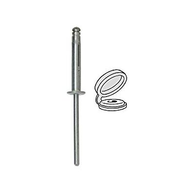 Restagraf Steekklinknagels Chapo in zak voor nummerplaat, 5 tot 12 mm dik, 25 mm lengte, wit, 15 stuks Restagraf Steekklinknagels Chapo in zak voor nummerplaat, 5 tot 12 mm dik, 25 mm lengte, wit, 15 stuks