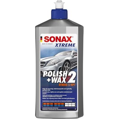 SONAX XTREME Polish+Wax 2 (500 ml) zachte polish voor als nieuwe, licht belaste en regelmatig onderhouden lakken Art-Nr. 02072000 SONAX XTREME Polish+Wax 2 (500 ml) zachte polish voor als nieuwe, licht belaste en regelmatig onderhouden lakken Art-Nr. 02072000