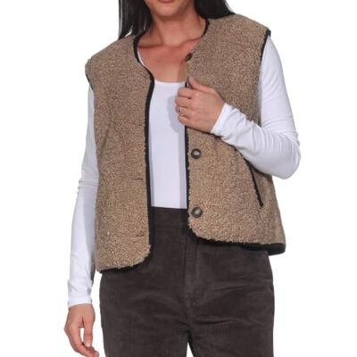 ONLY Onlines Teddy Waistcoat Cc Otw ONLY Onlines Teddy Waistcoat Cc Otw