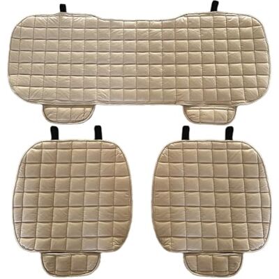 Auto Accessori Lupex Autostoelhoes 3 stuks universele auto stoelbescherming 2 voor en 1 achter Protector Comfort Automotive binnenkussen (beige) Auto Accessori Lupex Autostoelhoes 3 stuks universele auto stoelbescherming 2 voor en 1 achter Protector Comfort Automotive binnenkussen (beige)