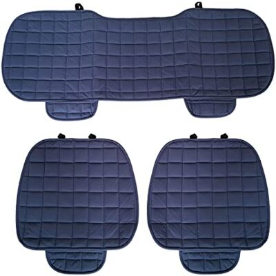 Auto Accessori Lupex Autostoelhoes 3 stuks universele auto stoelbescherming 2 voor en 1 achter Protector Comfort Automotive binnenkussen (blauw) Auto Accessori Lupex Autostoelhoes 3 stuks universele auto stoelbescherming 2 voor en 1 achter Protector Comfort Automotive binnenkussen (blauw)
