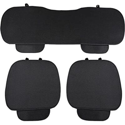 Auto Accessori Lupex Autostoelhoes 3 stuks universele auto stoelbescherming 2 voor en 1 achter Protector Comfort Automotive binnenkussen (Silk Ice Black) Auto Accessori Lupex Autostoelhoes 3 stuks universele auto stoelbescherming 2 voor en 1 achter Protector Comfort Automotive binnenkussen (Silk Ice Black)