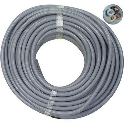 Restagraf 25 m grijze elektrische kabel draaddoorsnede 1,5 mm² Ref. 16265 Restagraf 25 m grijze elektrische kabel draaddoorsnede 1,5 mm² Ref. 16265