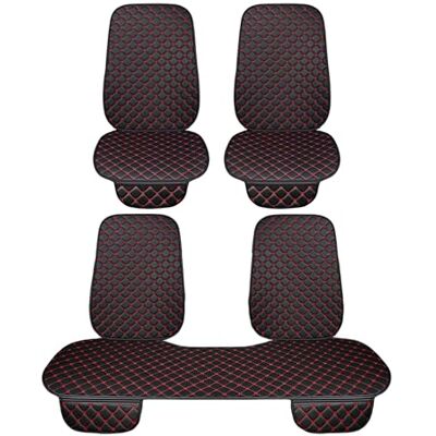Lupexshop - Autostoelhoes - Zwart/Rood - Universeel Lupexshop - Autostoelhoes - Zwart/Rood - Universeel