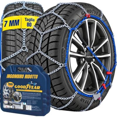 Goodyear sneeuwkettingen G7 - Laag profiel, Mangaan staal, 7mm Goodyear sneeuwkettingen G7 - Laag profiel, Mangaan staal, 7mm