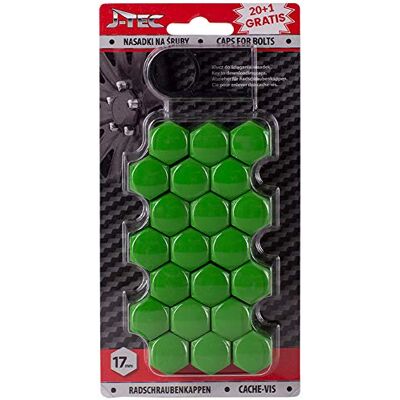 AUTOSTYLE Model - Universeel schroefkappen set - Groen - Synthetisch materiaal AUTOSTYLE Model - Universeel schroefkappen set - Groen - Synthetisch materiaal