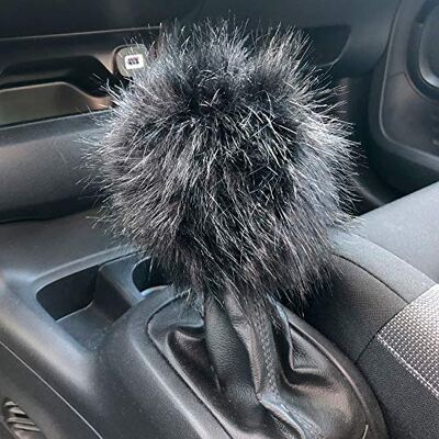Simoni Racing Gear Furffy Fur - Zwart - Versnellingspookknop Simoni Racing Gear Furffy Fur - Zwart - Versnellingspookknop