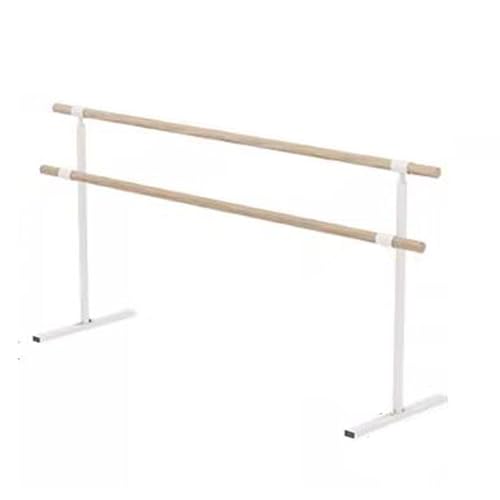 IXIETY Dubbele balletbar, mobiele dansrekstang, draagbare vrijstaande balletuitrusting for actieve trainingen for volwassenen en kinderen (Color : A, Size : 180cm)