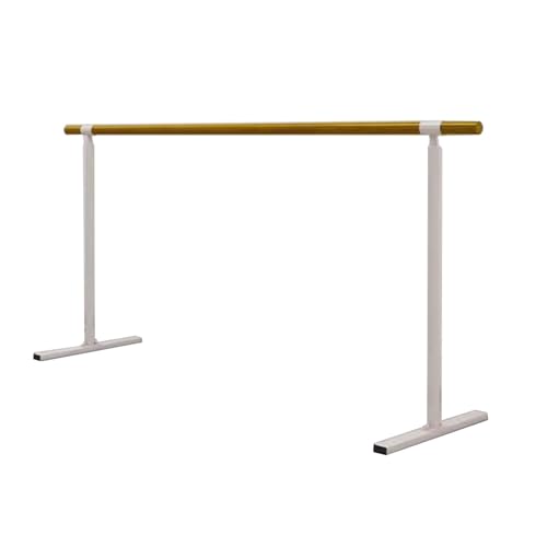 IXIETY Vrijstaande balletbar, draagbare draagbare barre-balletstok, studio stretch actieve workouts balletuitrusting (Color : White, Size : 150cm)