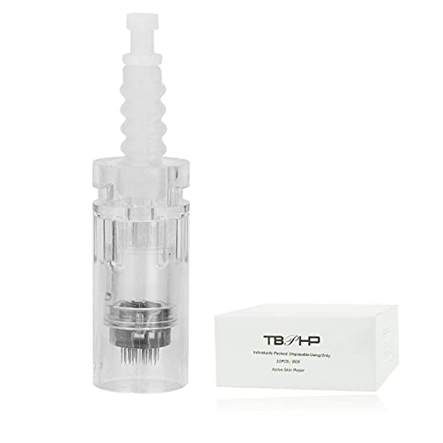 TBPHP 36 naaldcartridge voor auto elektrische Microneedling Rood Blue Geel Derma pen (10 delige bajonet naaldcartridge)