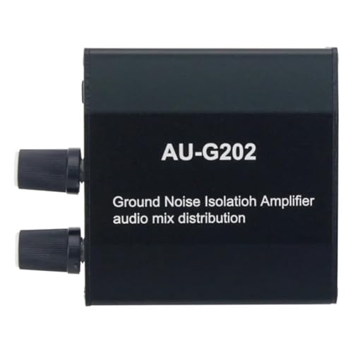 Datering AU-G202 Plastic Audio Audio Machine met 2 ingangen en 2 uitgangen voor PC PS Game Consoles