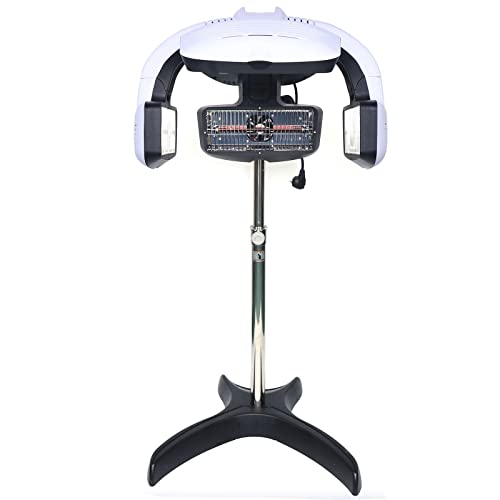 FUNYSF Haardroger, kapper, droogkap, haardroger, kap, permanent, salon, droogkap met standaard/instelbare temperatuur 0-60 °C