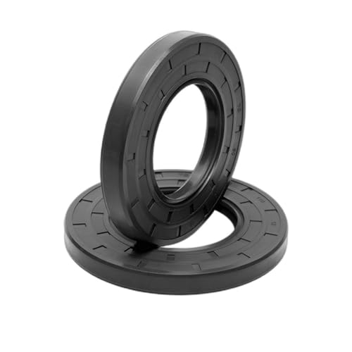 MIELEU Lip seals NBR Kader Oliekeerring TC Nitrilrubberen deksel Dubbele lip met veer for lageras, ID * OD * THK 4/4.5/4.8/5.4/5.5/6.5/6.8 Radial seals Rotary seals (Size : 4x17x7(3pcs))