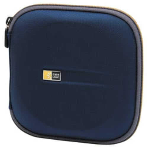 Case Logic EVW-24 beschermhoezen voor optische schijven, blauw, EVA (ethyleen-vinyl acetaat), 24 schijven