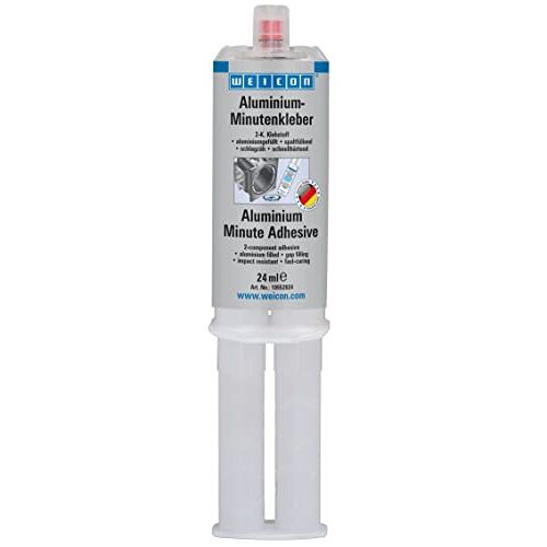 WEICON Aluminium minutenlijm, 24 ml, snelhardende 2-componenten epoxylijm