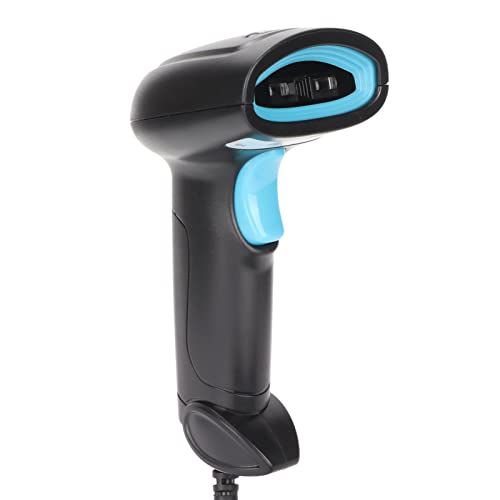 Tosuny USB-barcodescanner met Kabel, Handheld 1D-barcodescanner met Ergonomisch Handvat, IP54 Waterdicht, USB-barcodescanner voor Snel Scannen, Plug-and-play