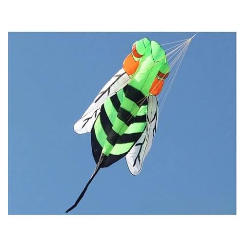 ANNESEY 3M/4M Software Animal Bee Kite, Power Good Flying (kleur: 3 m groen)