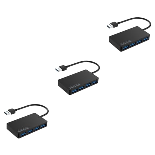 OSALADI 3 Stuks Usb c Hub-adapter Lan-poort Hubs Laptop Poort Hubs Data Usb-hubs Hubs Voor Usb-poorten Meerdere Usb-poorten Usb-hub Kaartlezer Sd-kaartlezer Datahub Usb Naaf Naaf Draagbaar