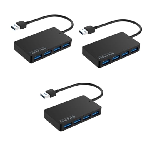 Angoily 3Pcs USB Hub Kaartlezer USB 30 Hubs Draagbare USB Hubs Usb-Poort Hubs Laptop Poort Hubs Multi Usb-Poorten USB Spliter Sd-Kaartlezer Type C Hubs USB Splitter 30 Hub Hub Hoge