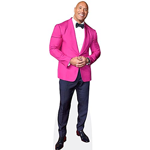 Celebrity Cutouts Dwayne 'The Rock' Johnson (Pink Suit) Mini Knipsel