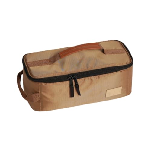 yanwuwa Grote Capaciteit Lichtgewicht Tas Picknicks Reizen Gadget Carring Out Douche Box Camping Opbergtas Outdoor Tafelgerei Tas Kookgerei Organisatoren, Kaki