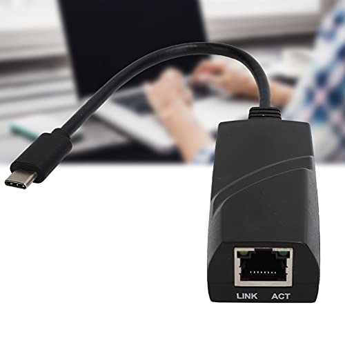 banapo 1000 Mbps RJ45-netwerkkaart, Type-C naar RJ45-netwerkkaart Eenvoudige bediening Geen stuurprogrammasoftware vereist voor thuis voor kantoor