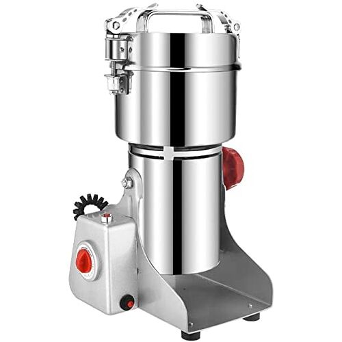 Aioneer Elektrische graanmolen Graanmolens Graan malen Elektrische snelle graanmolen Mill Family Medicial Powder Machine Commerciële granen Graanmolen Herb Grinder,Pulverizer Cadeau voor mama