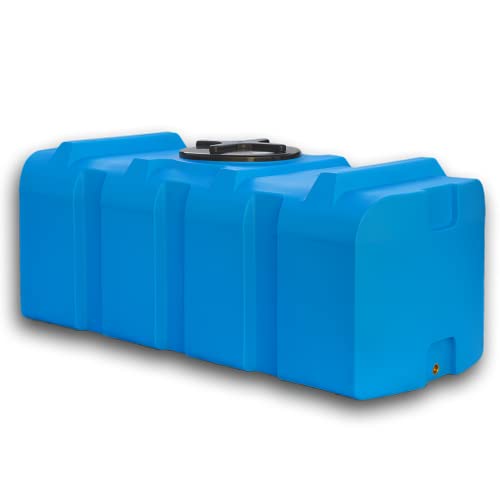 Varile 500L drinkwatertank blauw   BPA-vrij   geïntegreerd 3/4" messing schroefdraad   Made in EU   Voedselveilig