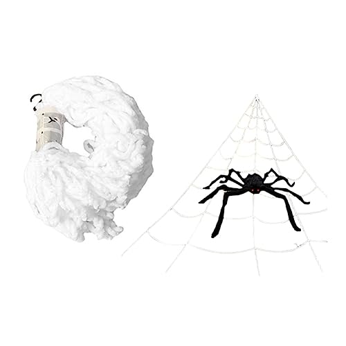 Luejnbogty Halloween spinnenwebdecoratie tuindecoratie driehoek tuindecoratie Halloween zwarte spin