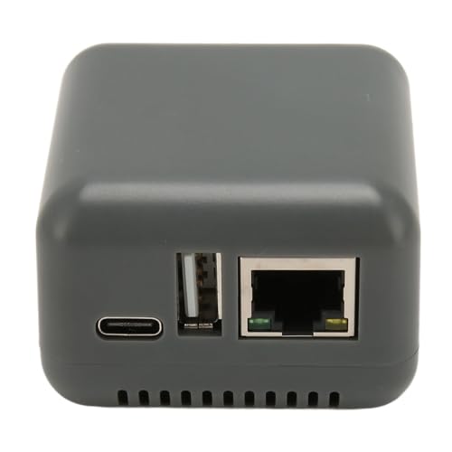 Sxhlseller USB 2.0 Netwerkafdrukserver, LAN Print Share Server voor USB-printers, RJ45-netwerkpoort Gedeeld Door Meerdere Gebruikers LAN Print Server-adapter voor Windows voor (EU-stekker