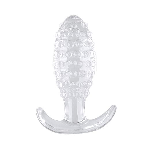 CIONIC Anaal Plug Anale Plug Seksspeeltjes Voor Paar Ananas Draagbare Anale Plug Zachte Granulaire Massage Butt Vagina Masturbator Voor Seksualiteit Speelgoed(Wit-S)