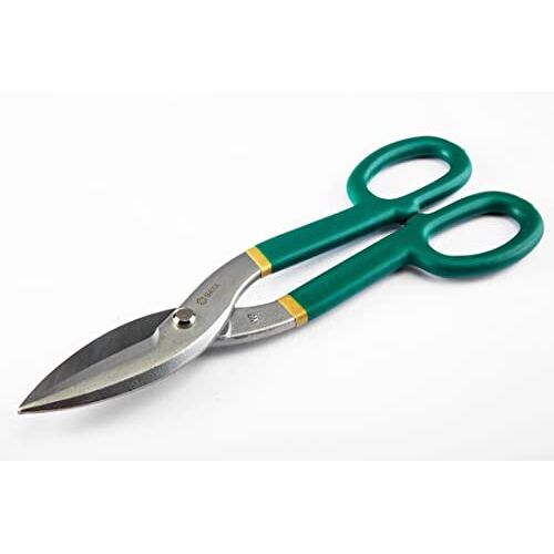 SATA ST93306ST rechte patroon Tinner's Snip 16 Inch met Comfort Grip, Groen/Zilver