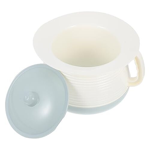 GLEAVI 2 Sets Spittoon Urinoir Met Deksel Bedpan Urine-emmer Plas Container Urine Slaapkamer Urinoir Spittoon Urine-emmer Vrouwen Urinoir Pot Plastic P.p Ouderling Dikker Maken Urine Tank