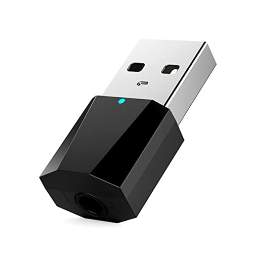 UPKOCH Audio-ontvanger met USB-interface Draadloze audio-ontvanger stereogeluid audio-ontvanger zwartwel thuis geluid usb-ontvanger mini-ontvanger ontvanger USB huishouden